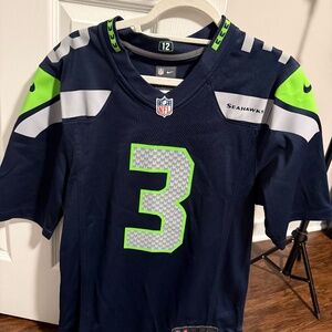 Nike Russell Wilson #3 Seattle Seahawks Home Jersey | Size Small